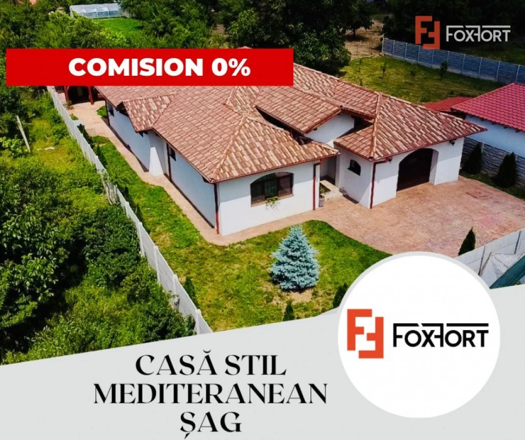 COMISION 0% Casa in stil mediteranean in Sag | 5 Camere - 1