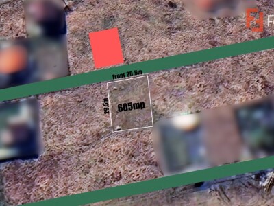 Teren intravilan curti constructii, Sacalaz - Front 20,5m