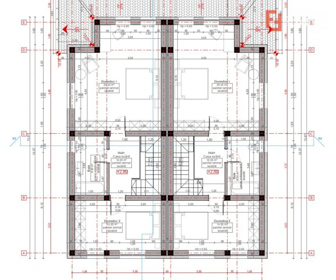 Duplex 4 camere, Sacalaz - Proiect nou - 4