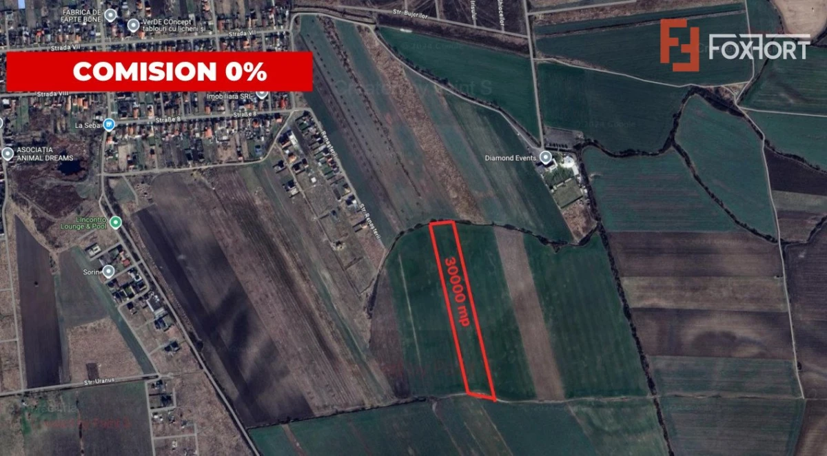 Teren extravilan, zona Cartierul Primaverii - Comision 0% - 1