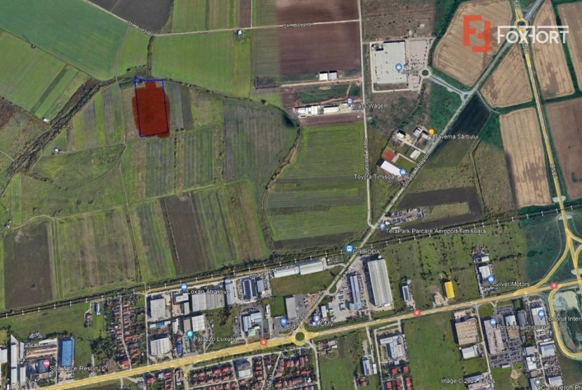 Teren extravilan 18500 mp pretabil depozit, comercial - in spate la Jumbo - 1