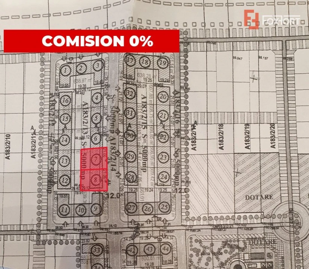 2 Parcele teren intravilan de 616 mp, total 1232 mp in Sag zona Manastire - 2