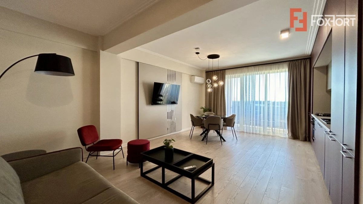 Apartament cu 2 camere, mobilat si utilat, etaj 1 - Dumbravita - 2