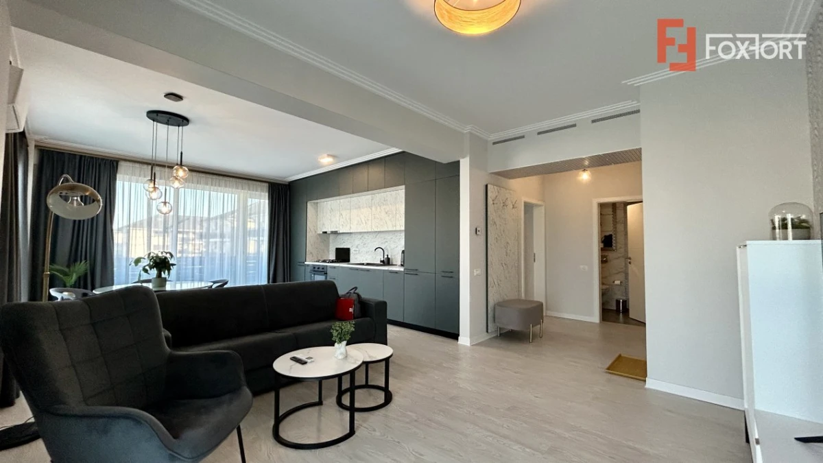 Apartament cu 2 camere, mobilat si utilat, etaj 2 - Dumbravita - 4