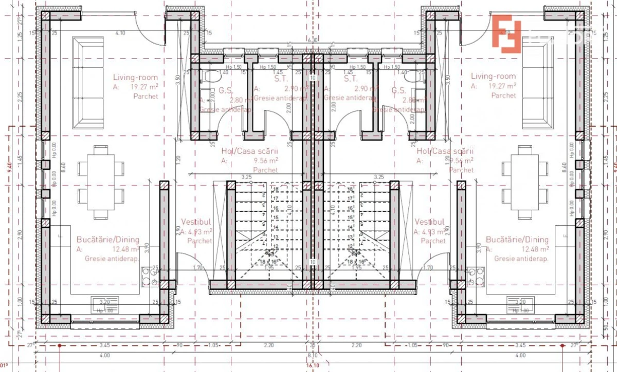 Duplex 4 camere, Sacalaz - Pompa de caldura, Panouri fotovoltaice cu stocare - 10