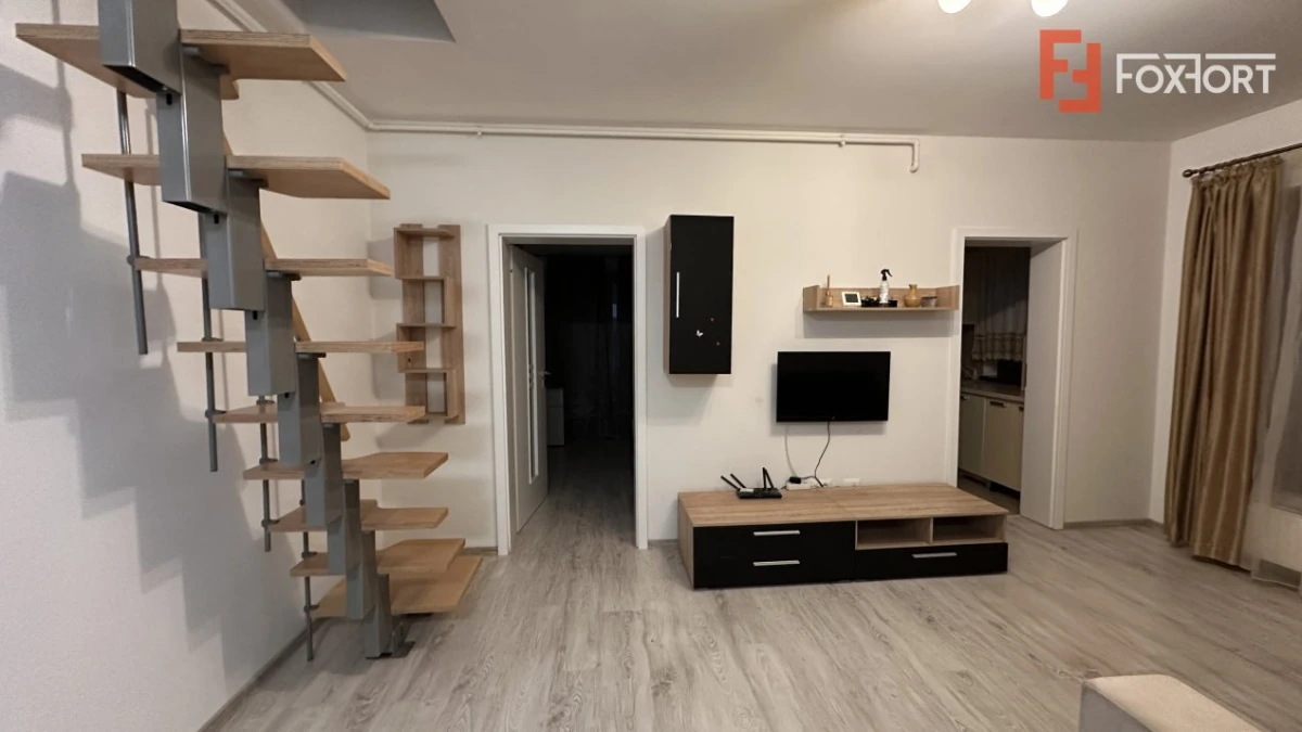 Apartament cu 2 camere cu scara interioara la etajul 3 in Giroc, zona ESO - 2