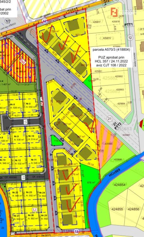 COMISION 0 % Teren intravilan 930 mp - Mosnita cu puz aprobat - 2