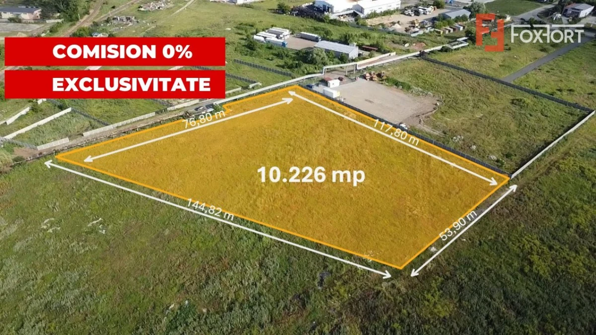COMISION 0% Teren intravilan de 10.226 mp - zona Chisoda - 1