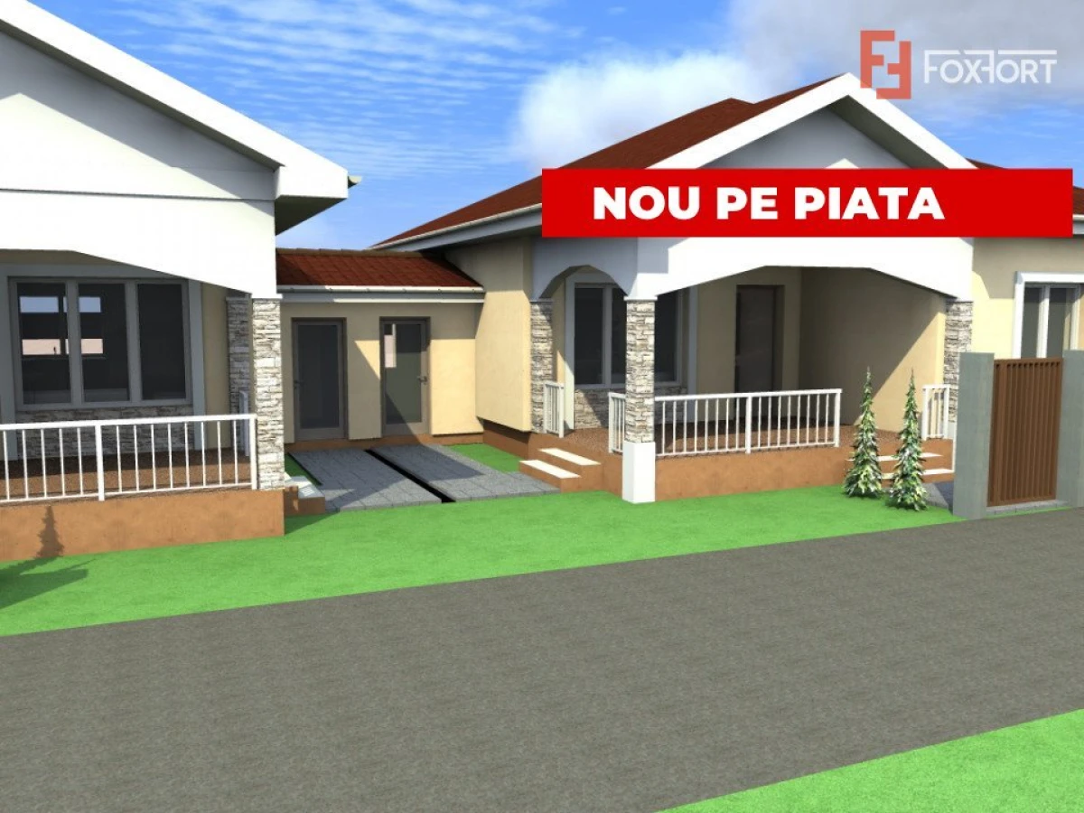 Duplex 3 camere despartit prin camera tehnica, Beregsau Mare - zona centrala - 1