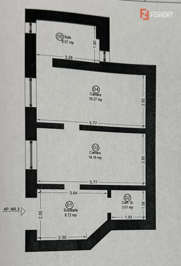 De vanzare apartament cu 2 camere, zona Iosefin - 4