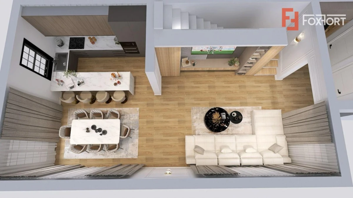 COMISION 0% Duplex cu 4 camere, 3 bai si 111 mp utili, zona Drumul Boilor - 5