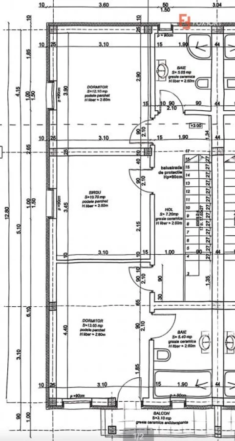 COMISION 0% Duplex cu 4 camere, 3 bai si 111 mp utili, zona Drumul Boilor - 4