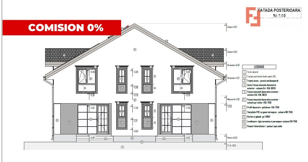 COMISION 0% Duplex 4 camere, Sacalaz - V8319 - 2