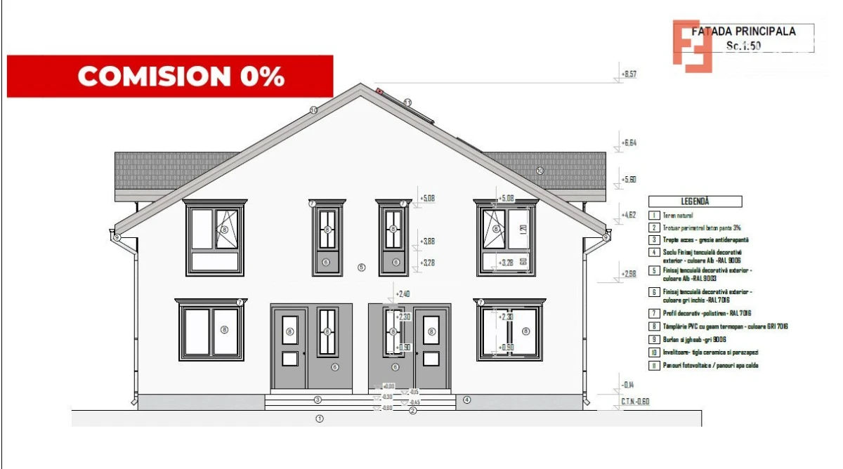 COMISION 0% Duplex 4 camere, Sacalaz - V8319 - 1