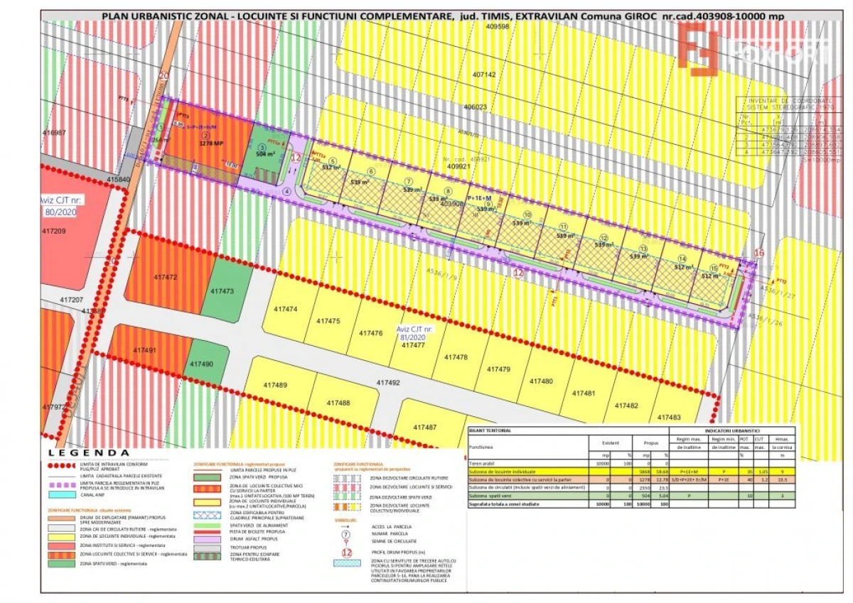Parcele de teren 539 mp cu PUZ in lucru - Ideal pentru Investitii - 3