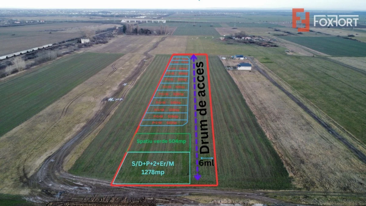 Parcele de teren 539 mp cu PUZ in lucru - Ideal pentru Investitii - 2