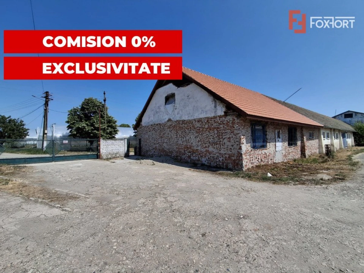 COMISION 0% Spatiu industrial de 695 mp si teren de 1821 mp - Giulvaz - 2