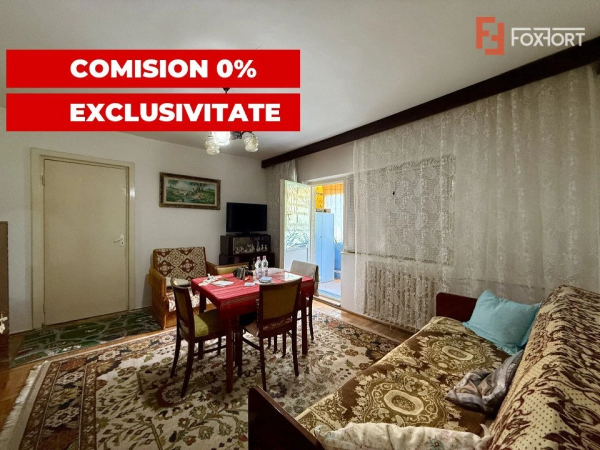 COMISION 0% Apartament cu 2 camere semidecomandat, zona Aradului - 1