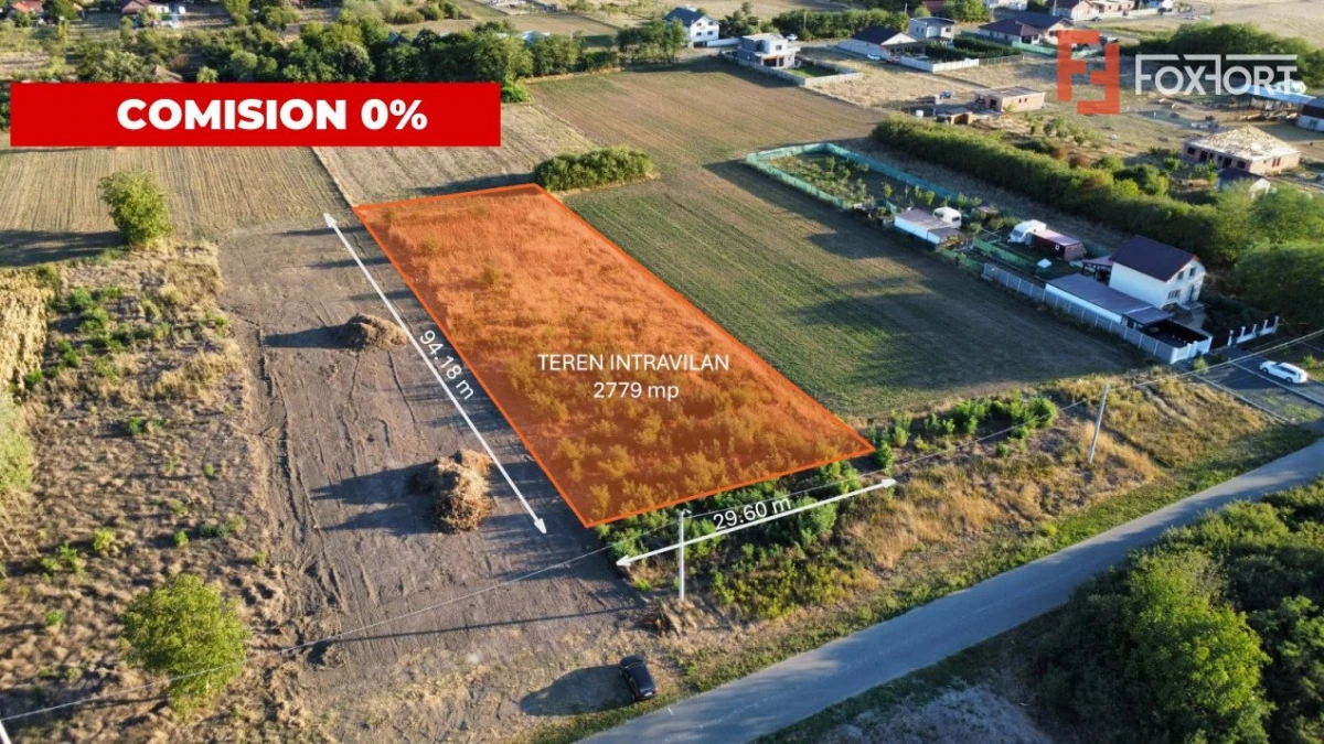 Teren intravilan cu suprafata de 2779 mp, in Parta - 1