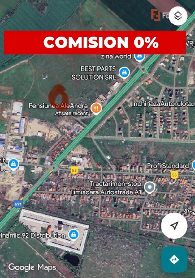 Teren intravilan de 906 mp - zona Giarmata - 1