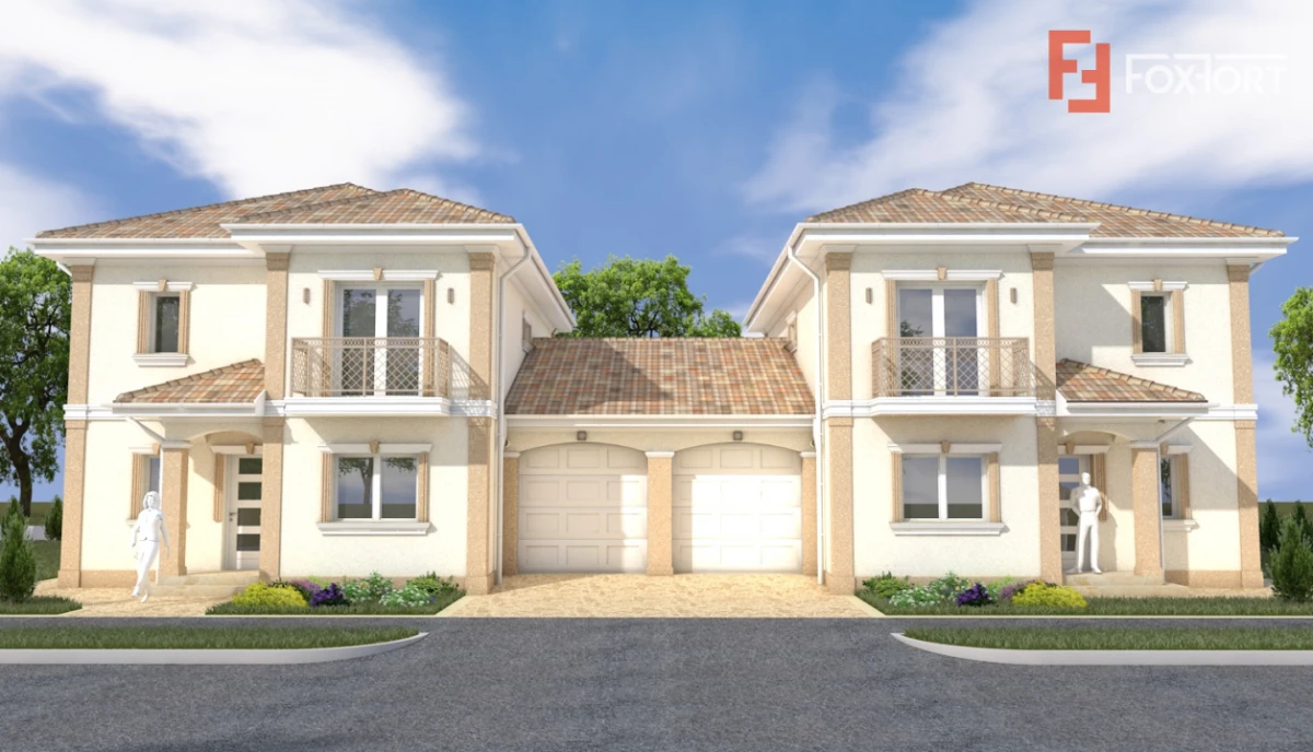 Duplex 5 camere 132 mp utili, despartit prin garaj Mosnita Noua - 3