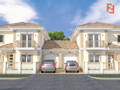 Duplex 5 camere 132 mp utili, despartit prin garaj Mosnita Noua