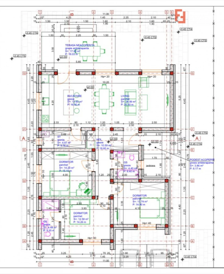 Casa individuala cu 4 camere de 107 mp, zona Giarmata - 2