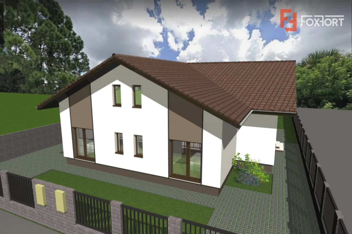 Teren intravilan pretabil constructii, autorizatie + fundatie, Giarmata-Vii - 10