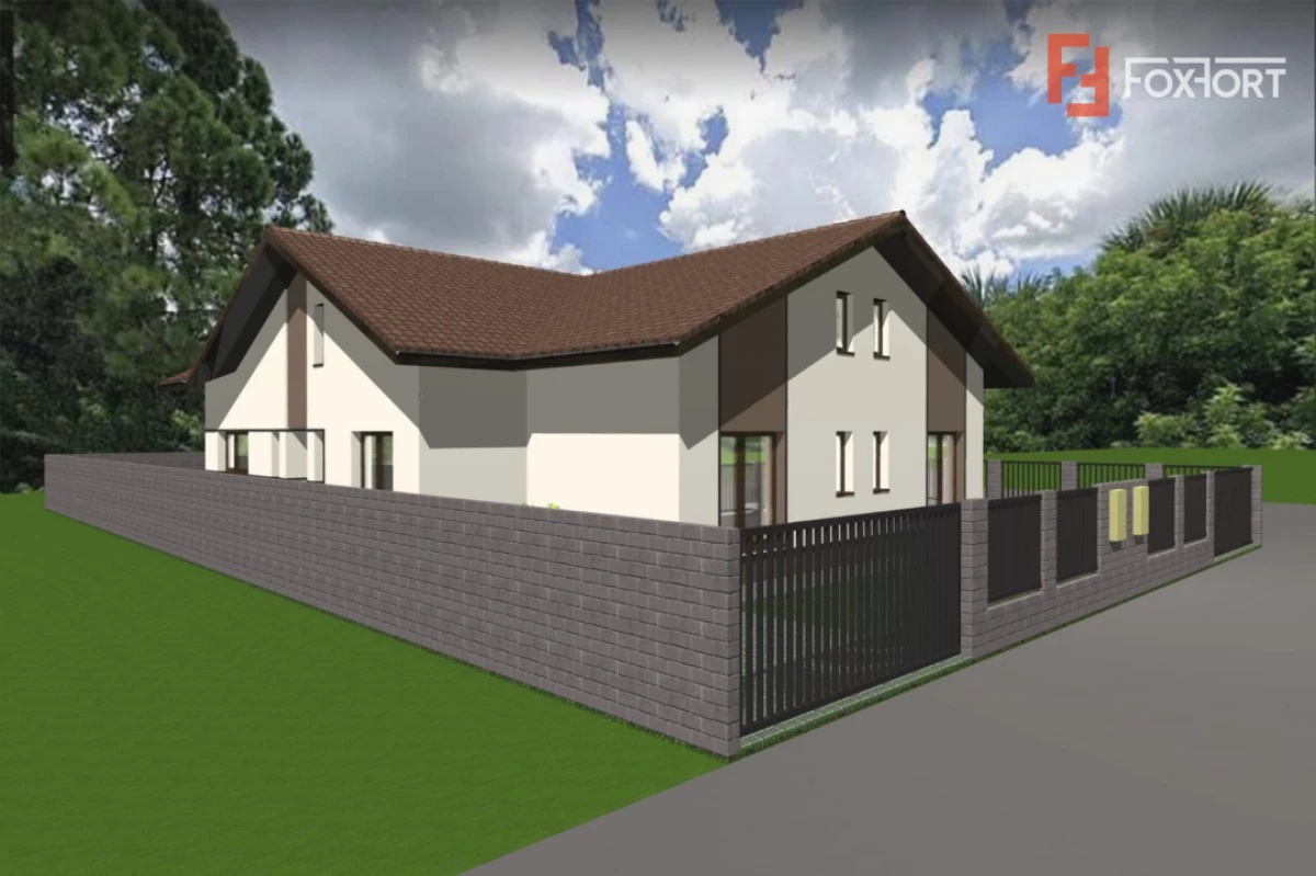 Teren intravilan pretabil constructii, autorizatie + fundatie, Giarmata-Vii - 9