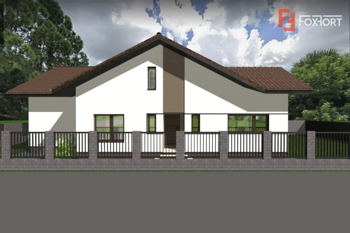 Teren intravilan pretabil constructii, autorizatie + fundatie, Giarmata-Vii - 5