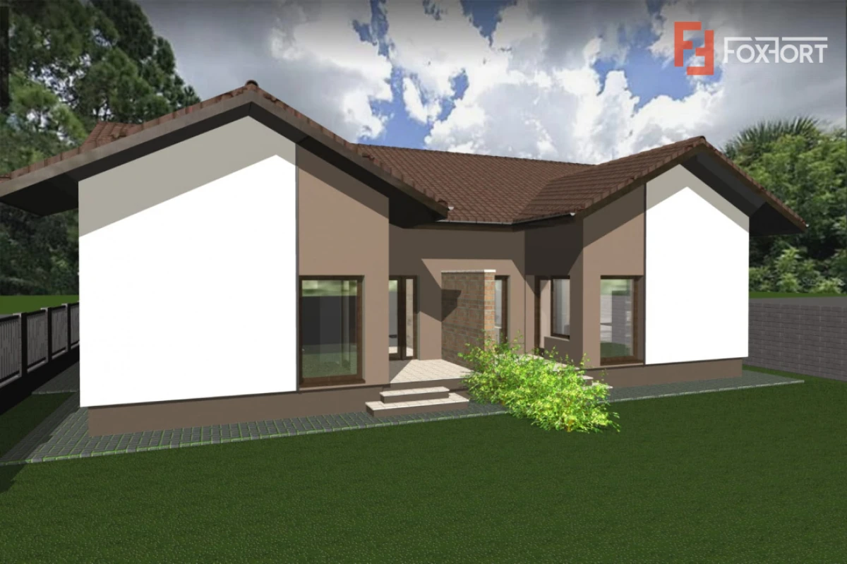 Teren intravilan pretabil constructii, autorizatie + fundatie, Giarmata-Vii - 3