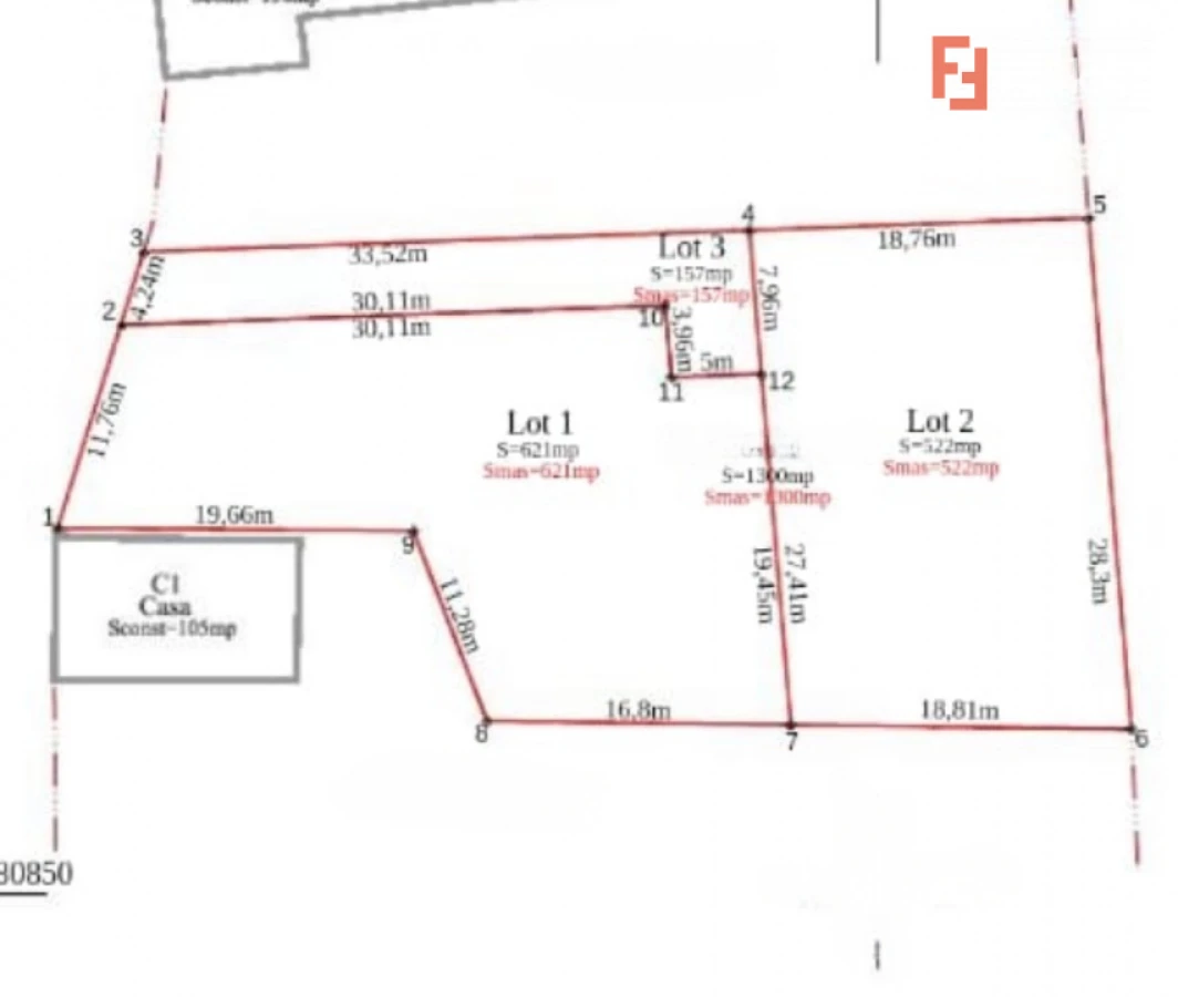 Teren intravilan 1300 mp, de vanzare in Sacalaz - 2