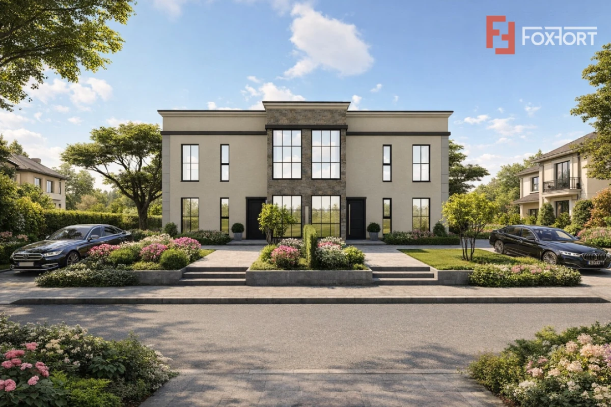 Duplex de vanzare cu 4 camere, Parter + 1 Etaj - Giarmata - 1