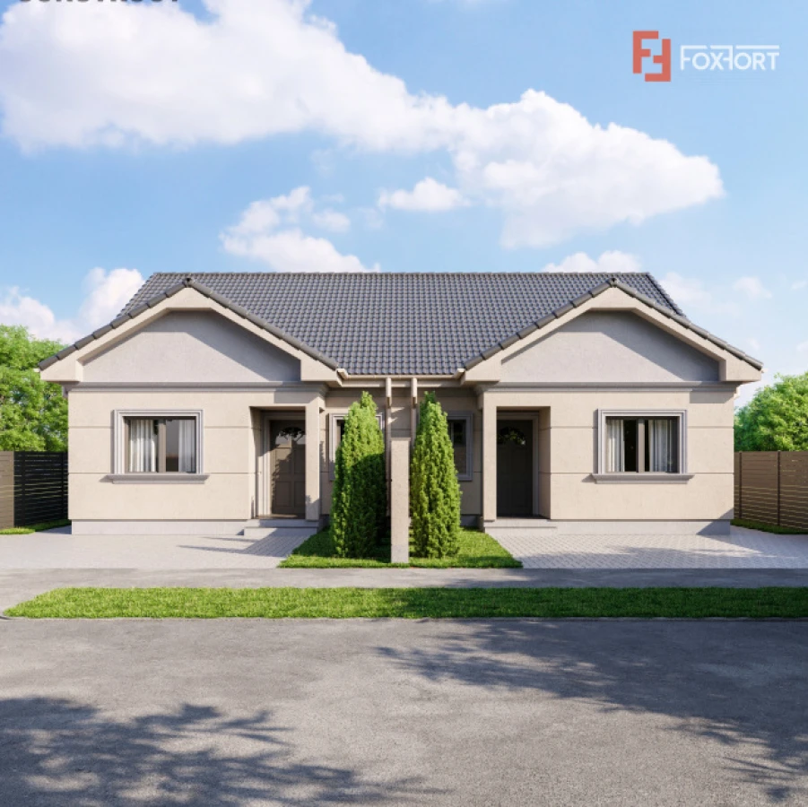 Duplex de vanzare 3 camere + pod mansardabil - Mosnita Veche - 1