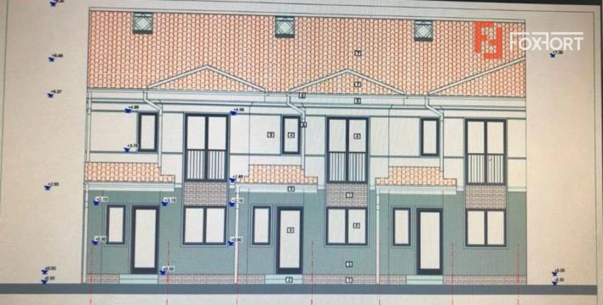 Teren intravilan cu proiect in curs de autorizare pentru 11 apartamente - 2