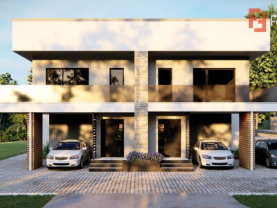 Duplex deosebit cu 4 camere si carport, perete dublu, in Dumbravita