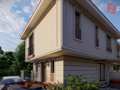 Proiect modern in stil mediteranean cu 4 camere - Giroc