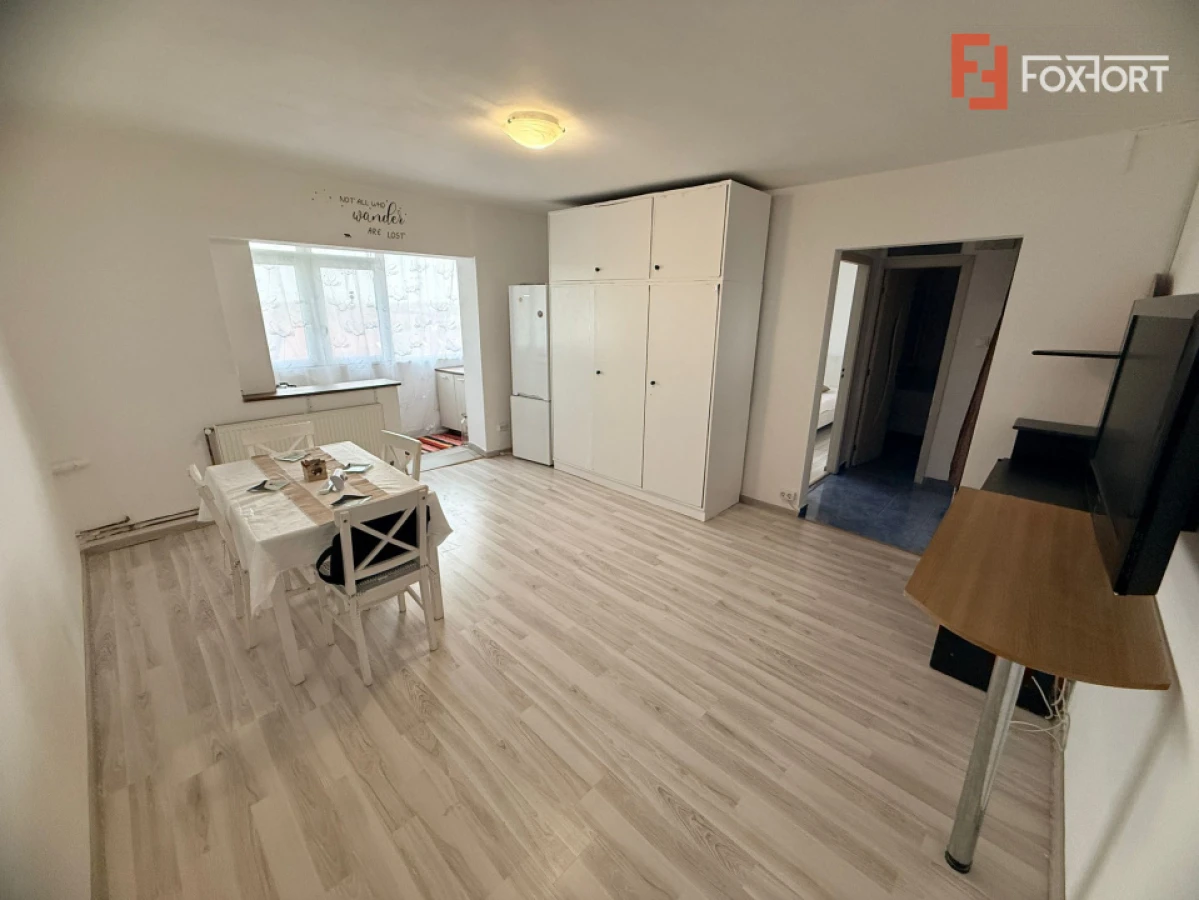 Apartament cu 2 camere si balcon de 4 mp, zona Buziasului - 1