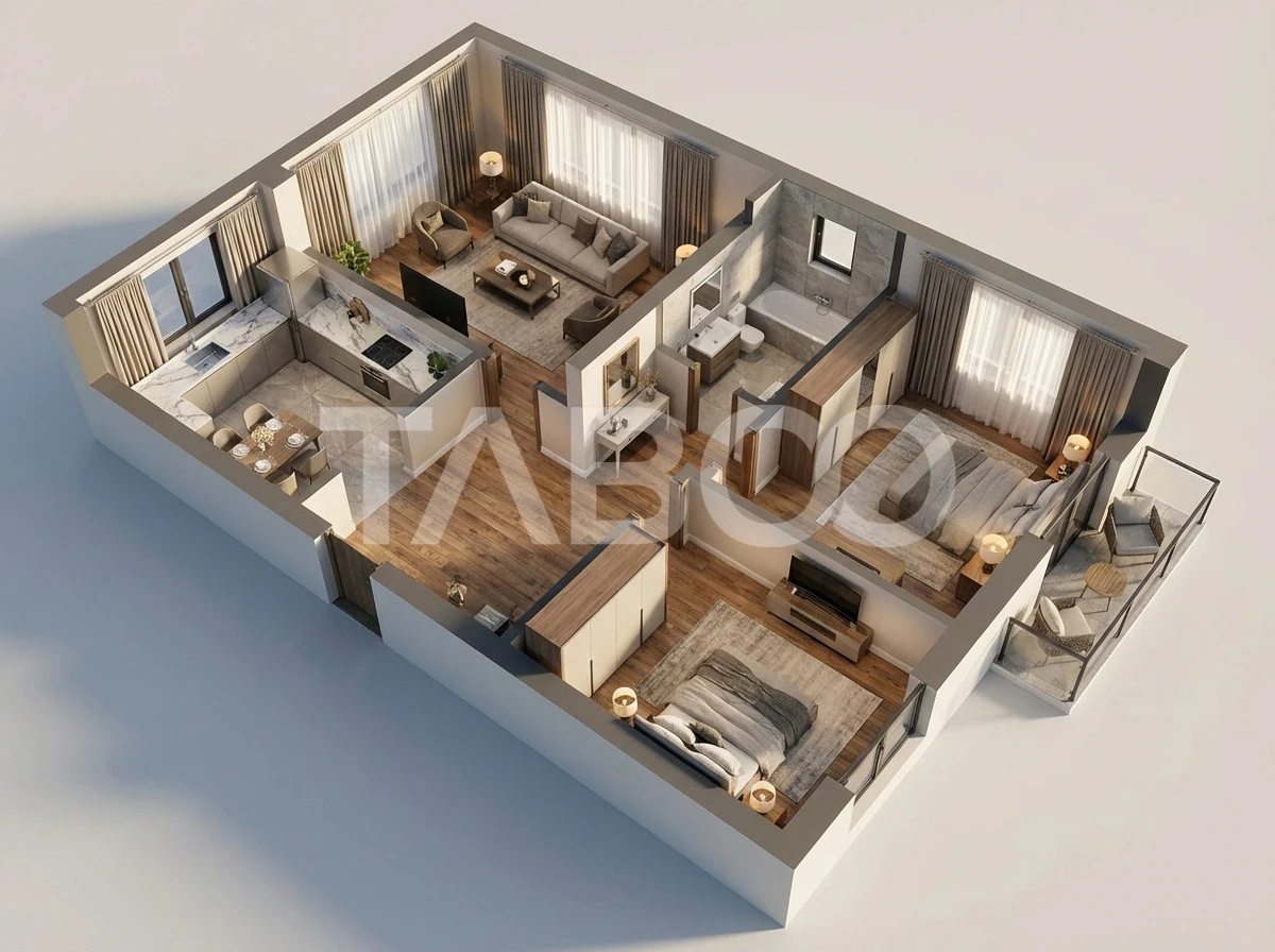 Comision 0-Apartament 3 camere decomandat cu pivnita zona Valea Aurie - 4