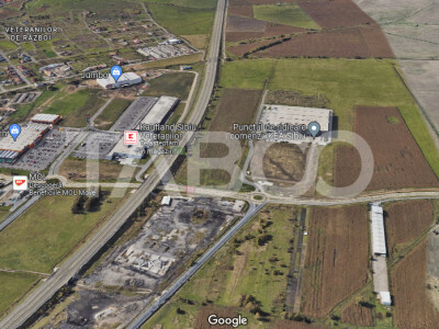 Teren intravilan de vanzare zona industriala nord 19100 mp front 51 m
