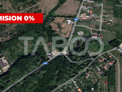 Investitie imobiliara Teren 14100 mp cu PUZ si PUD aprobat in Cisnadie