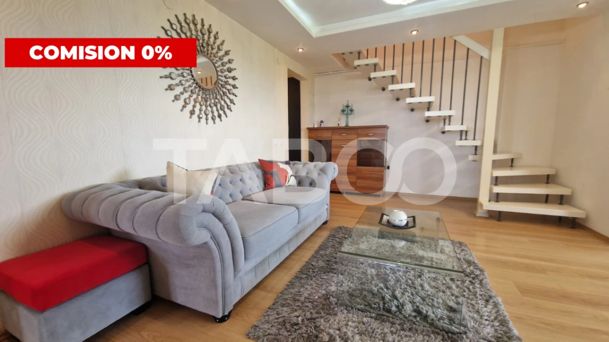 Apartament 4 camere 100 mp utili de vanzare in Sibiu zona Strand - 1