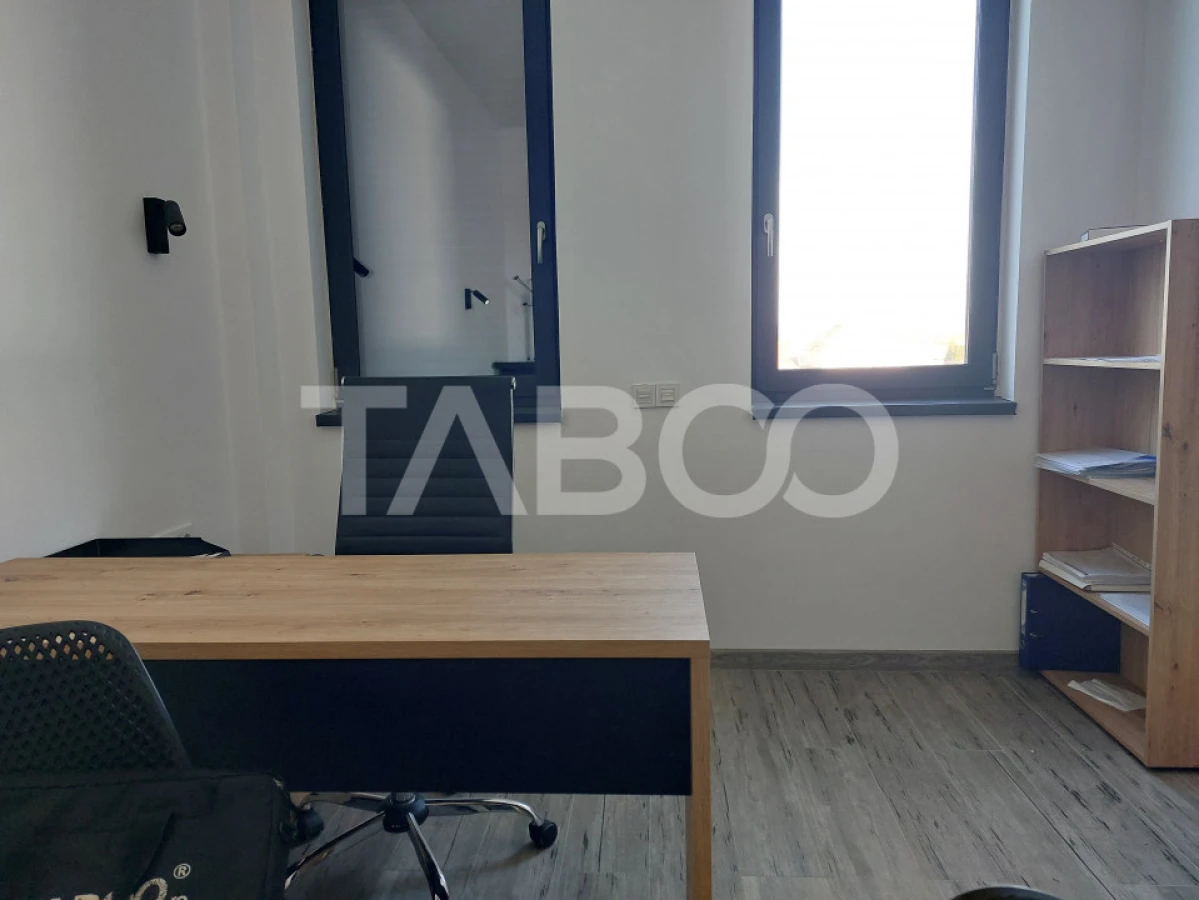 Spatiu birouri 20 mp utili modern open space etaj 1 zona Selimbar - 5