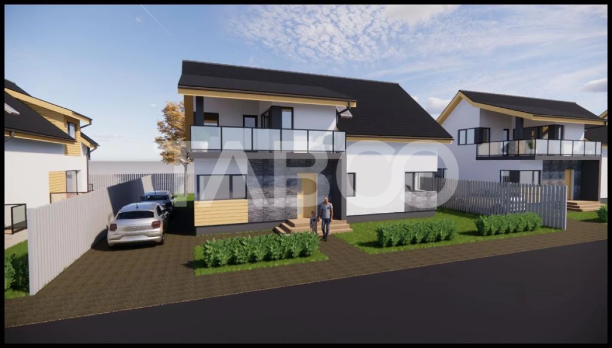 Casa de vanzare 5 camere 147 mpu si teren de 434 mp Cristian Sibiu - 1