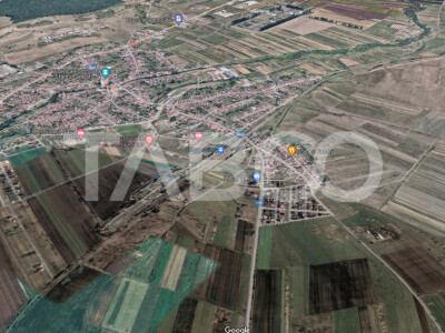 Teren de vanzare 629 mp cu autorizatie de constructie Cristian Sibiu