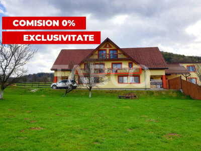 EXCLUSIVITATE Pensiune 9 camere 615 mpu 3600 mp teren in Fantanele