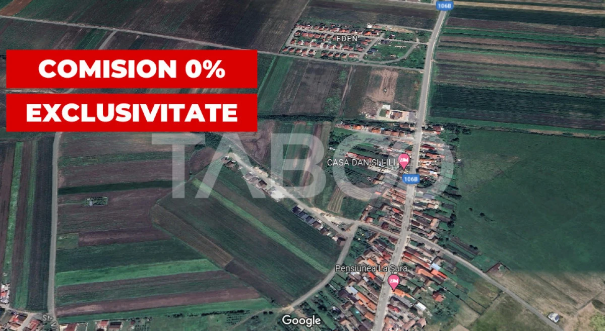 Teren de vanzare 10000 mp CF 107274 deschidere de 42 m in Sura Mica - 1