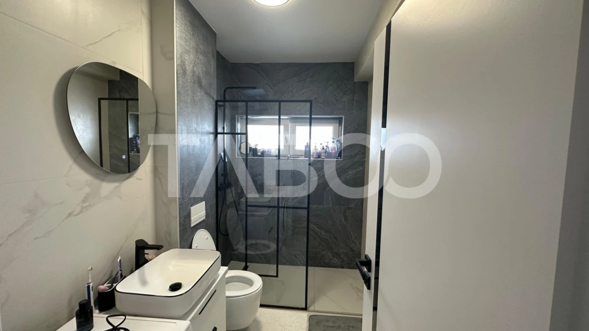 Apartament 2 camere 53 mpu finisat modern balcon utilat mobilat - 9