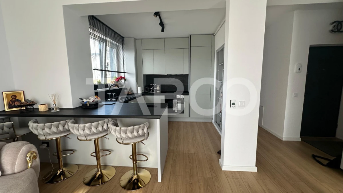Apartament 2 camere 53 mpu finisat modern balcon utilat mobilat - 1