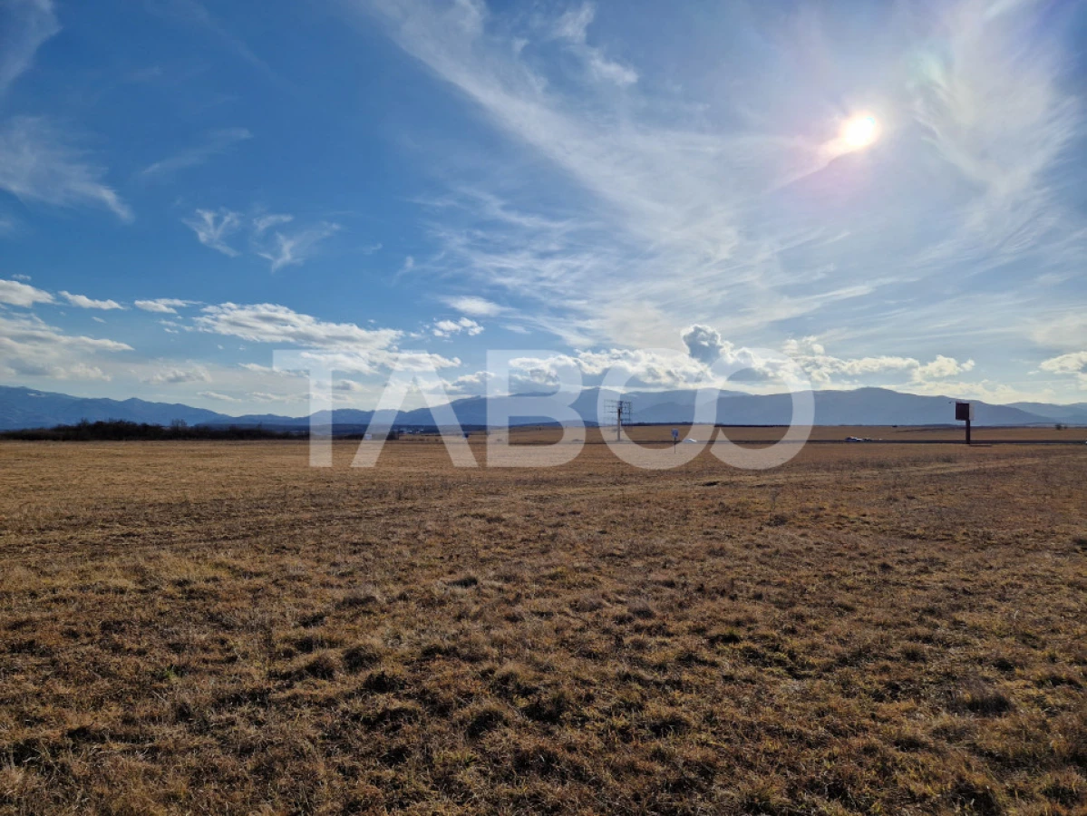 Teren arabil de vanzare 1088 mp extravilan Selimbar zona Sopa Sibiu - 3